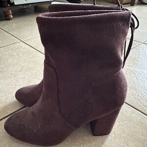 Forever 21 burgundy boots